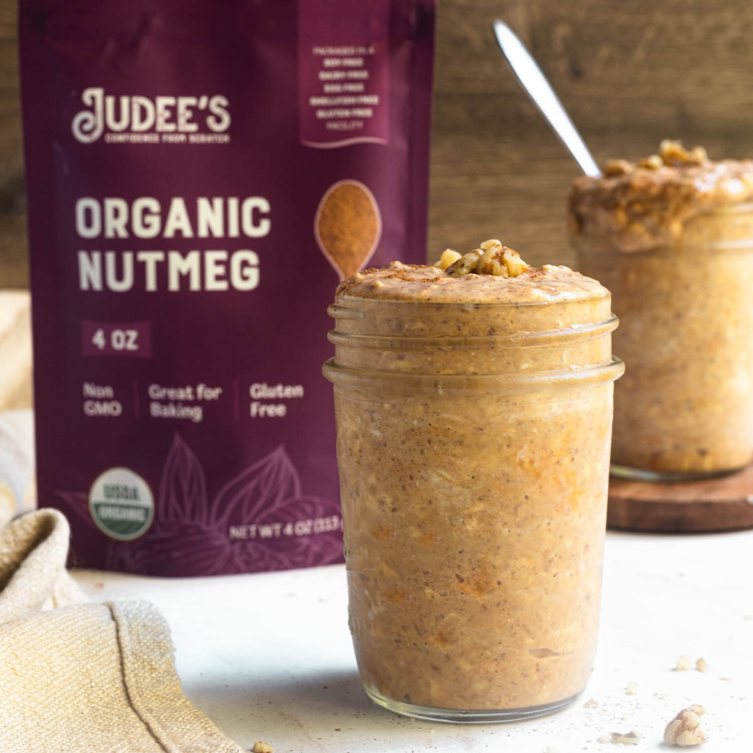 Pumpkin Spice Overnight Oats by Chelsea Peachtree – Judee's Gluten Free
