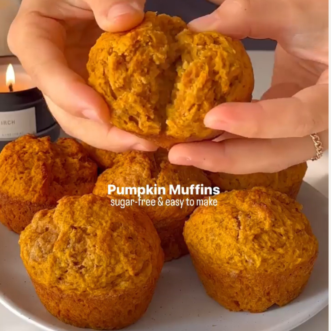 Sugar Free Pumpkin Muffins by Kaylie's Healthy Recipes – Judee's Gluten Free