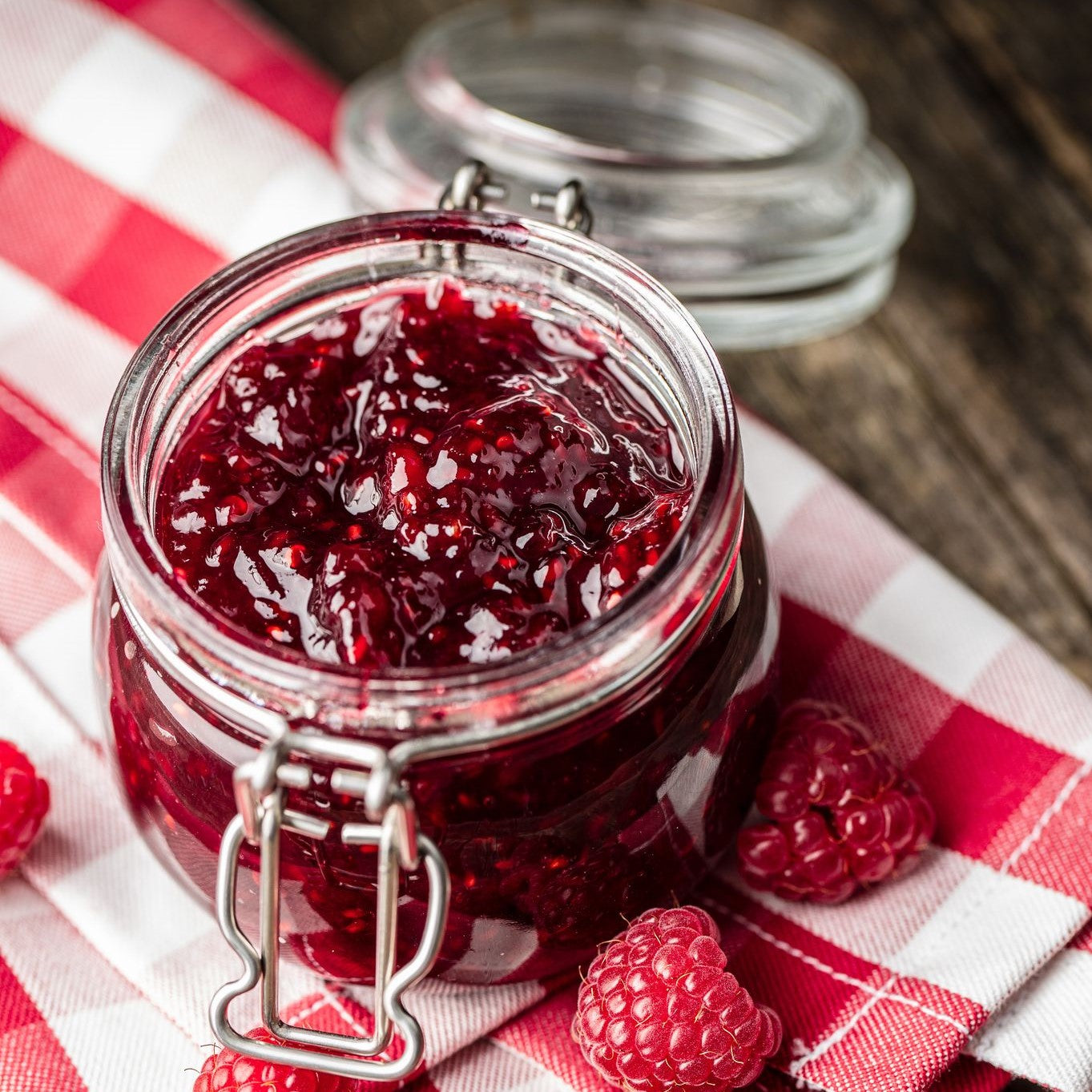 Jude's Raspberry No Additional Sugar Raspberry Jam – Judee's Gluten Free